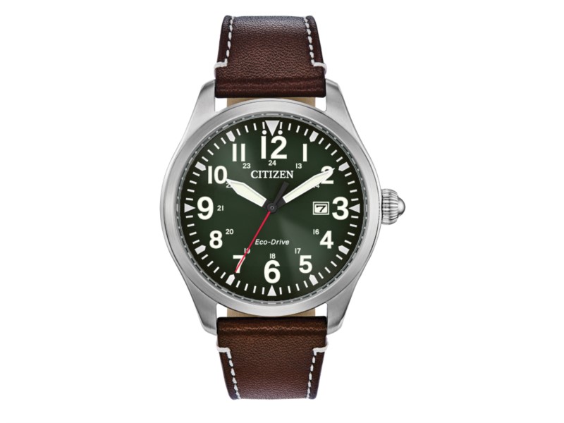 green face citizen watch